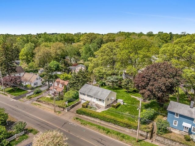 261 High St, Fairfield, CT 06824 - bird's eye view of a heavily wooded area