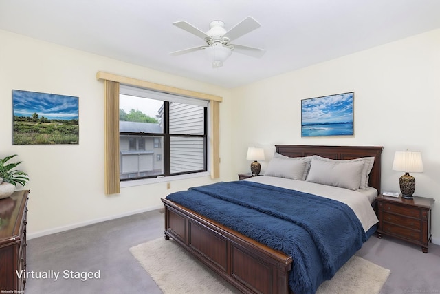85 Metacomet Dr Unit 85, Meriden, CT 06450 - carpeted bedroom featuring baseboards and a ceiling fan