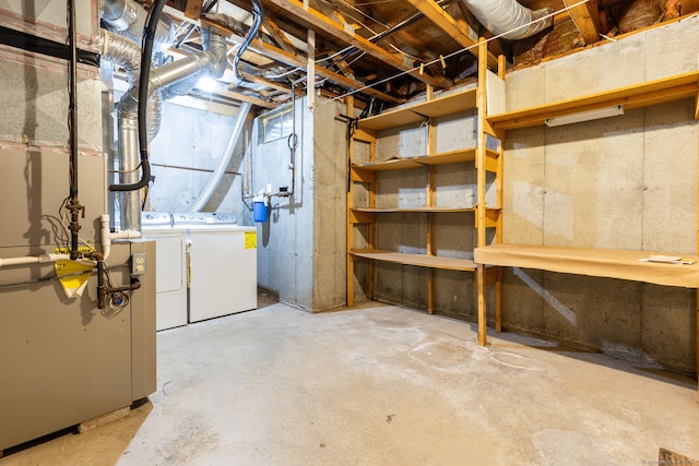 85 Metacomet Dr Unit 85, Meriden, CT 06450 - unfinished below grade area with washing machine and dryer