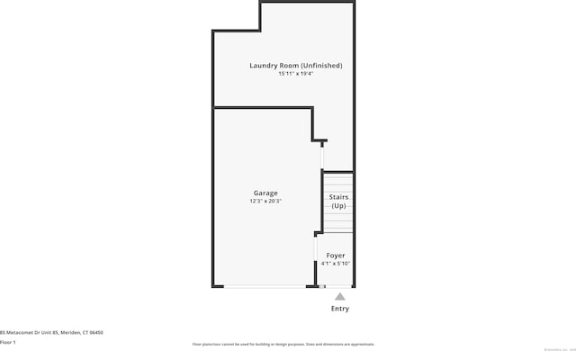 85 Metacomet Dr Unit 85, Meriden, CT 06450 - property floor plan