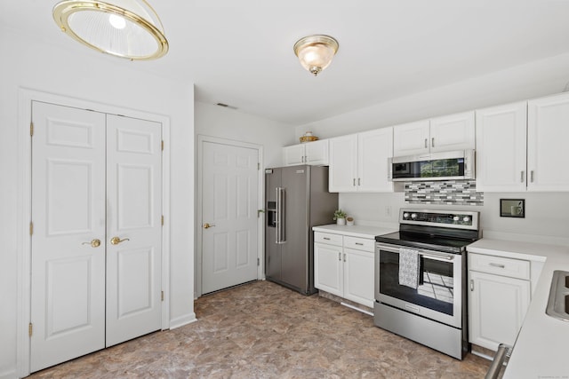8 Cypress Way, Waterford, CT 06385 - kitchen featuring stainless steel appliances, white cabinets, and light countertops