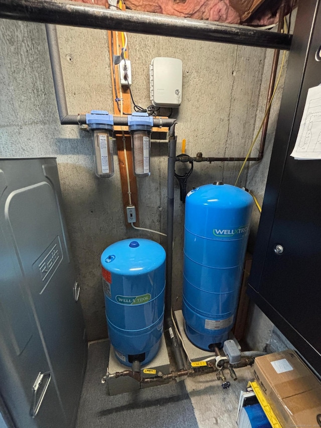 view of utility room
