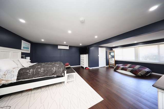 2 Apple Hill Rd, Wolcott, CT 06716 - bedroom featuring dark wood-style floors, recessed lighting, and baseboards
