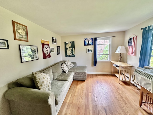 260 W Center St, Southington, CT 06489 - living room featuring light wood-style flooring and baseboards