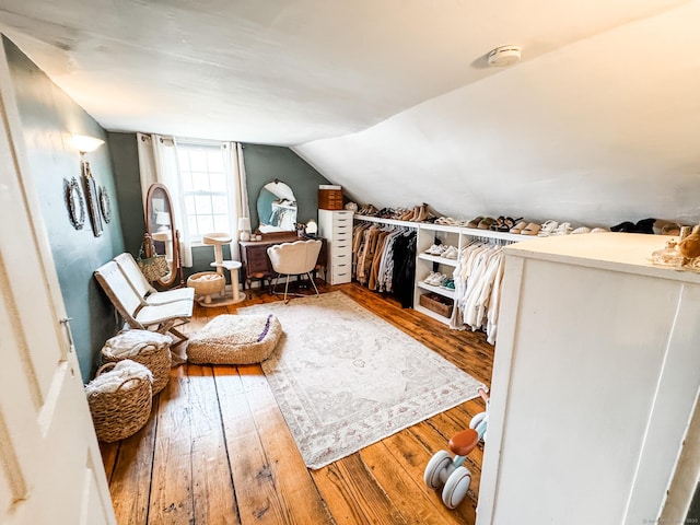 49 Bennett Pond Rd, Canterbury, CT 06331 - sitting room featuring wood-type flooring and lofted ceiling