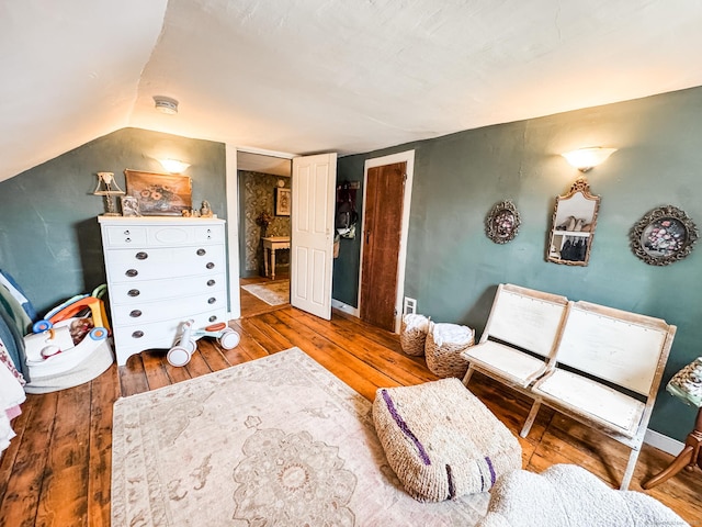 49 Bennett Pond Rd, Canterbury, CT 06331 - sitting room with wood-type flooring and vaulted ceiling