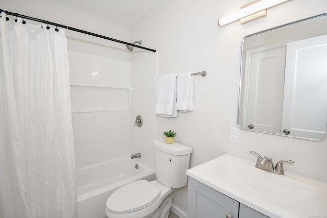 145 Westminster St, Hamden, CT 06518 - full bathroom featuring toilet, shower / bathtub combination with curtain, and vanity