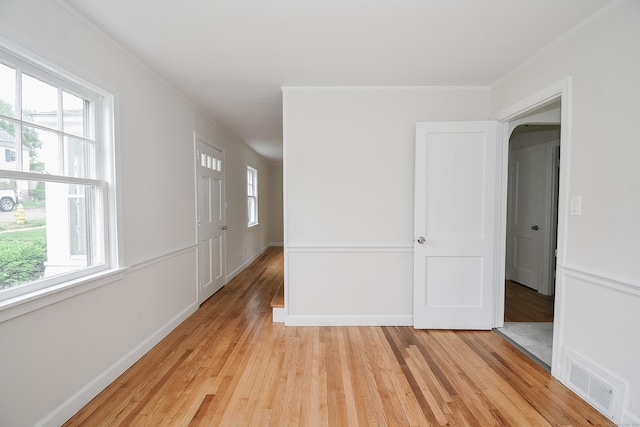 145 Westminster St, Hamden, CT 06518 - empty room with light wood finished floors