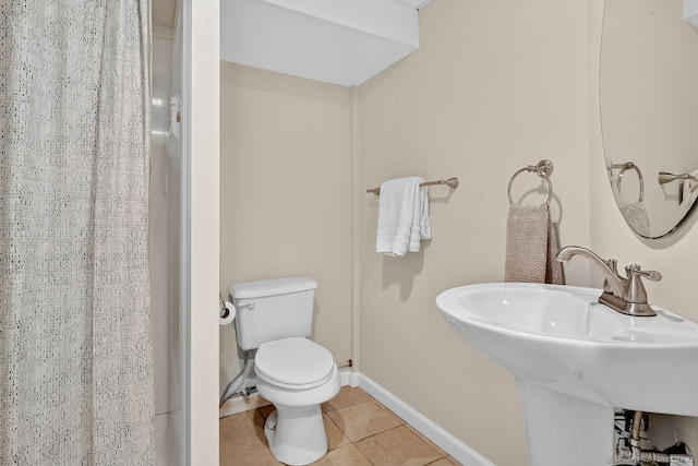 49 Bear Hills Rd, Newtown, CT 06470 - full bathroom featuring tile patterned floors and a shower with shower curtain