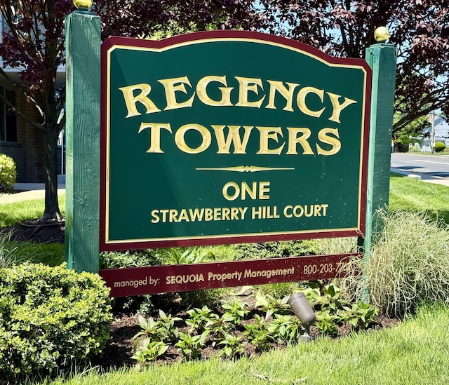 1 Strawberry Hill Ct Apt 6F, Stamford, CT 06902 - view of community sign