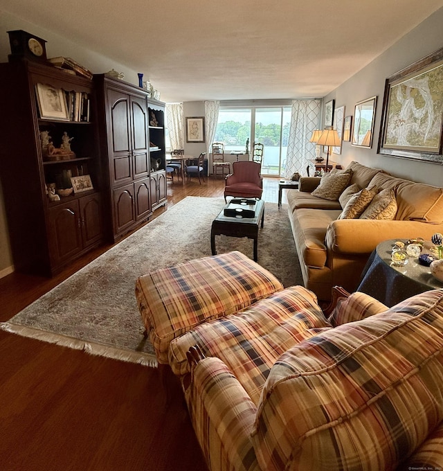 1 Strawberry Hill Ct Apt 6F, Stamford, CT 06902 - living area with wood finished floors