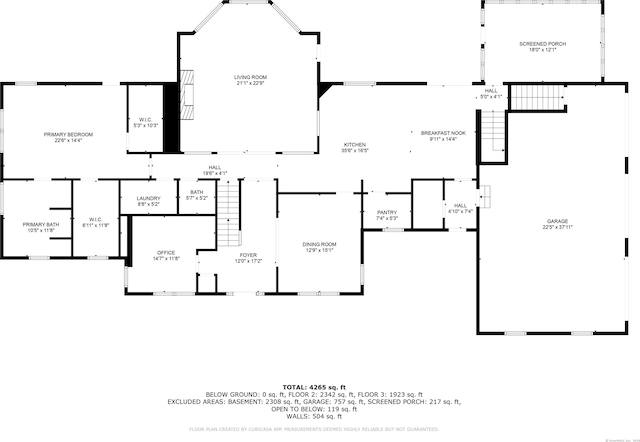 207 Great Pond Rd, Simsbury, CT 06070 - view of room layout