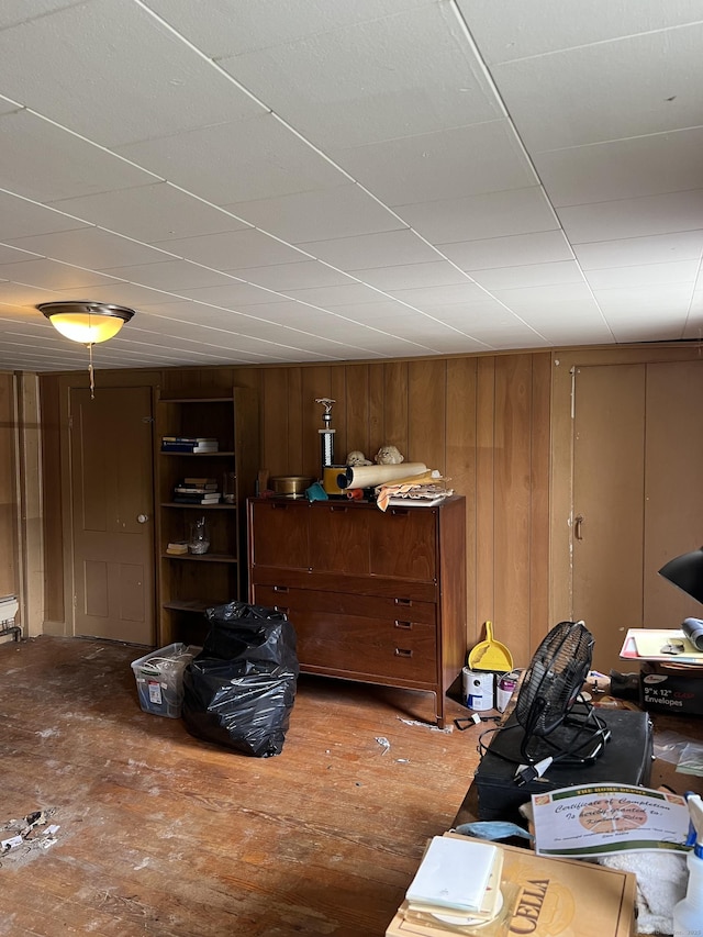 1100 Plainfield Pike, Sterling, CT 06373 - living area with wood walls