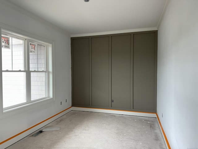 23 Melrose Dr, Cheshire, CT 06410 - spare room featuring crown molding
