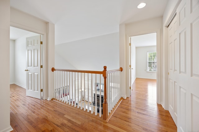 1 Chatham Ct Unit 1, Middlebury, CT 06762 - hall with light wood finished floors and baseboards