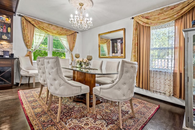 54 Swampscott Rd, Stamford, CT 06905 - dining room featuring a chandelier and wood finished floors