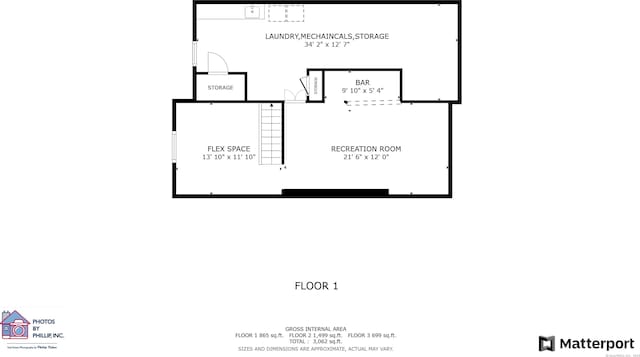 166 Roydon Rd, New Haven, CT 06511 - view of floor plan / room layout