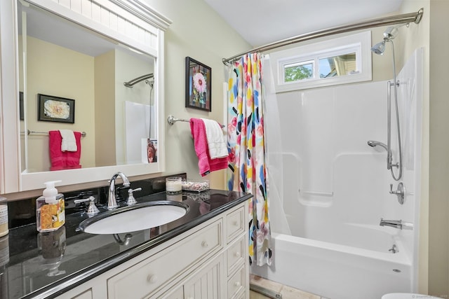1 Shady Knls, Danbury, CT 06811 - full bath featuring shower / bath combination with curtain and vanity