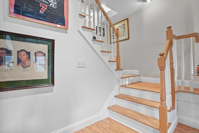 1 Shady Knls, Danbury, CT 06811 - stairway with wood finished floors and baseboards