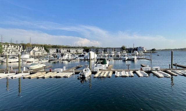 1231 Windward Rd Unit 1231, Milford, CT 06461 - dock area featuring view of marina and a water view