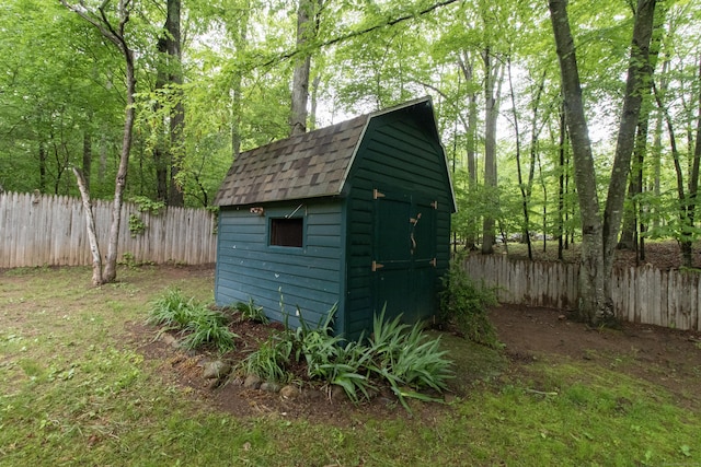 82 Whitethorn Dr, Guilford, CT 06437 - view of shed featuring a fenced backyard