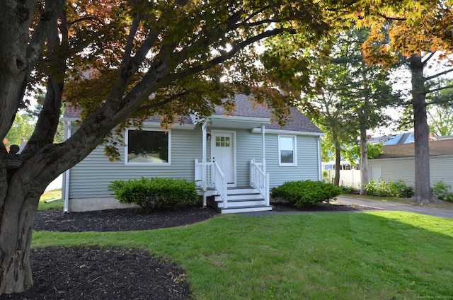 14 Harvest Ln, Bristol, CT 06010 - view of front of home with a front yard