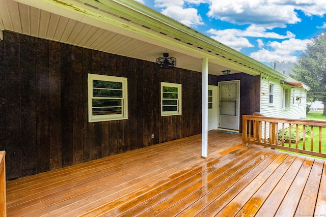 view of deck