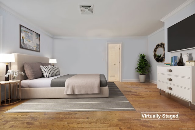 33 Carrington Dr, Stamford, CT 06831 - bedroom featuring crown molding and wood finished floors