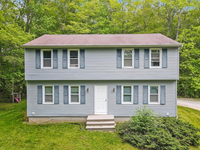 1680 Center Groton Rd, Ledyard, CT 06339 - colonial home with a front lawn