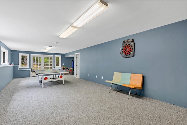 20A Bush Hill Dr, East Lyme, CT 06357 - game room with carpet and french doors