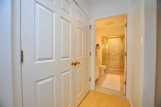 15 Highland St Apt 106, West Hartford, CT 06119 - hallway with light wood-type flooring