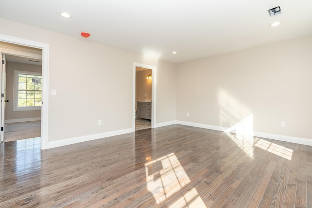 2 Stratton Farms Rd, Suffield, CT 06093 - unfurnished room featuring wood finished floors, baseboards, and recessed lighting
