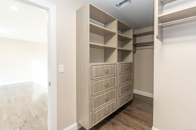 2 Stratton Farms Rd, Suffield, CT 06093 - walk in closet with dark wood-type flooring