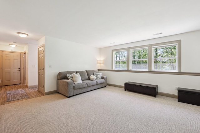 2 Red Fox Run, Wolcott, CT 06716 - carpeted living room featuring baseboards