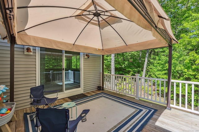 2 Red Fox Run, Wolcott, CT 06716 - wooden deck with a gazebo