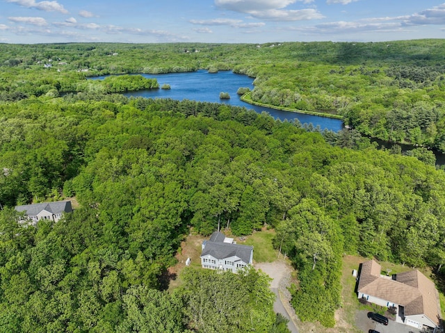 2 Red Fox Run, Wolcott, CT 06716 - aerial view of a forest and a large body of water
