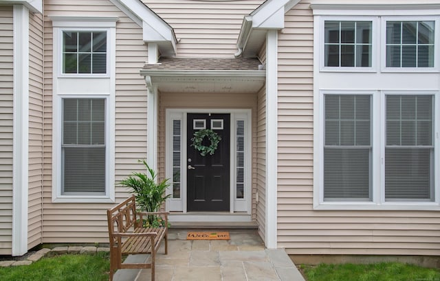 78 Copper Square Dr Unit 78, Bethel, CT 06801 - view of exterior entry with roof with shingles