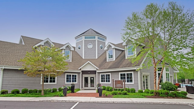78 Copper Square Dr Unit 78, Bethel, CT 06801 - view of front of home featuring french doors and roof with shingles
