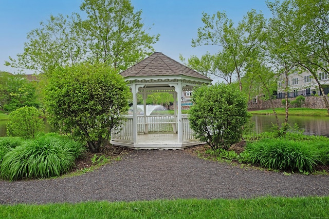 78 Copper Square Dr Unit 78, Bethel, CT 06801 - view of home's community with a gazebo and a water view