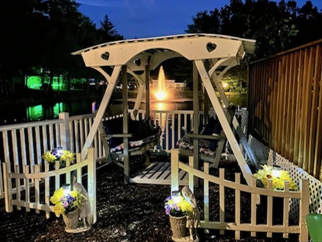 8 S Rd Unit W86, Stafford, CT 06076 - view of playground at night