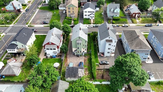 aerial perspective of suburban area