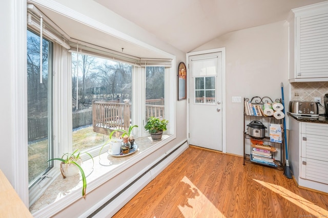 90 Akbar Rd, Stamford, CT 06902 - sunroom with lofted ceiling
