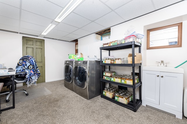 26 Davis Ave, Vernon, CT 06066 - laundry area featuring separate washer and dryer and carpet