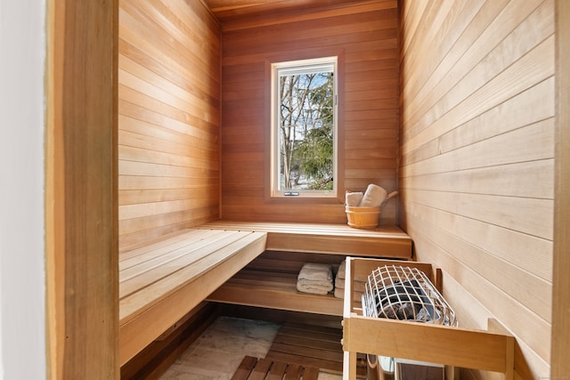 15 Arrowhead Way, Weston, CT 06883 - relaxing sauna / steam room featuring wooden walls