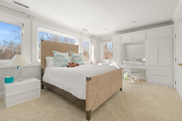 15 Arrowhead Way, Weston, CT 06883 - bedroom featuring light colored carpet and crown molding
