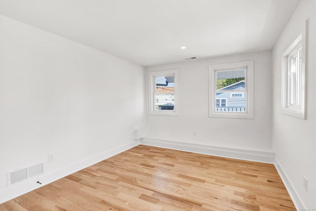 119 Melba St, Milford, CT 06460 - spare room featuring light wood-style flooring and baseboards