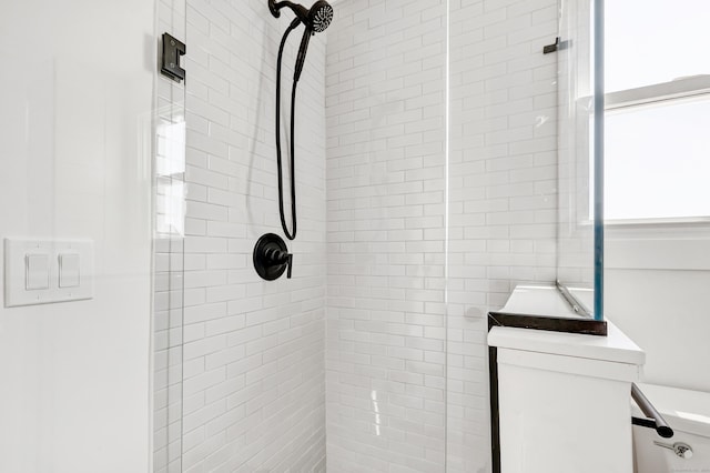 119 Melba St, Milford, CT 06460 - full bath with tiled shower and vanity