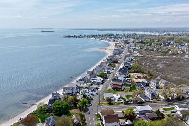 119 Melba St, Milford, CT 06460 - aerial view of property and surrounding area with a nearby body of water and nearby suburban area