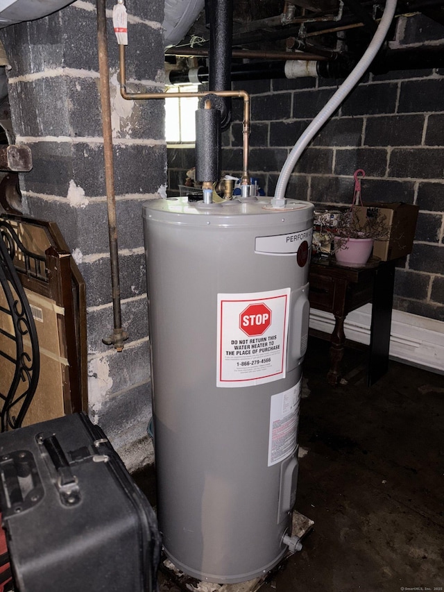 6 Peach St, Waterbury, CT 06708 - utility room with water heater