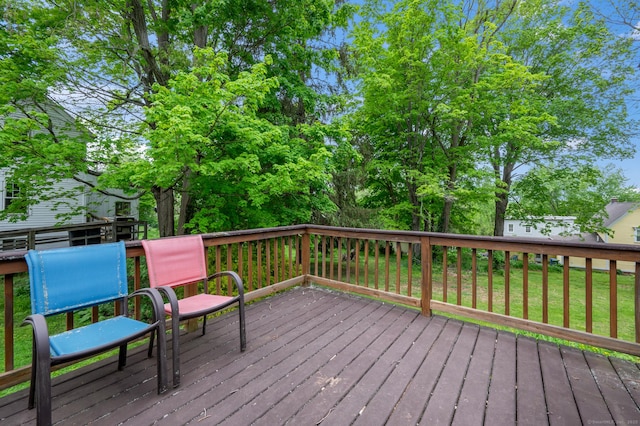 3 Indian Hill Ave, Portland, CT 06480 - wooden terrace with a lawn